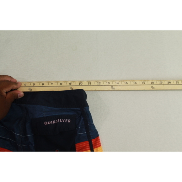 Quicksilver Blue Kids Board Shorts Summer Size 22 - Picture 7 of 8